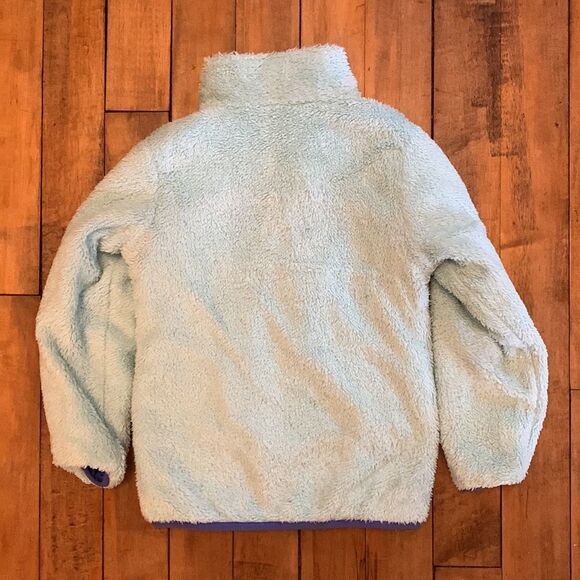 L L Bean Mountain Bound reversible jacket Medium coat blue winter skiing snow - Picture 4 of 13